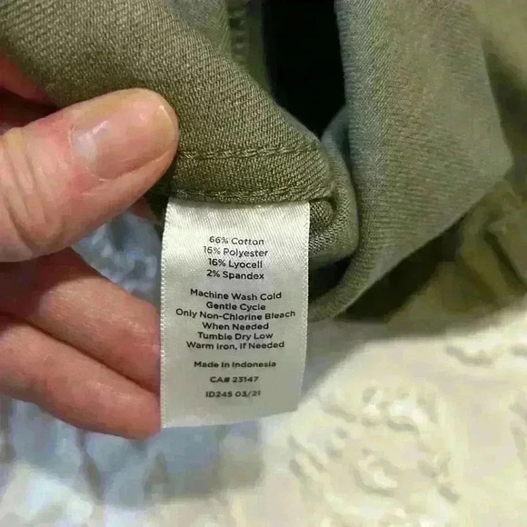 Talbots army green jacket. Women’s size Sp - Picture 10 of 10